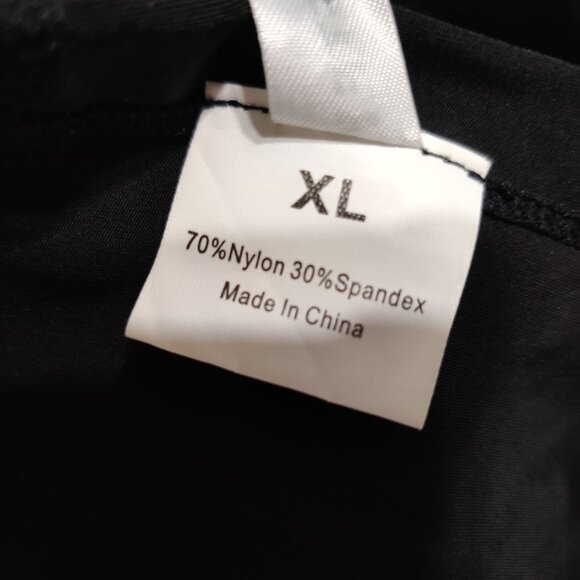 LGTFY XL Womens Top Black Shaping Tank Scoop Neck Stretch Compression Layering - Picture 8 of 9